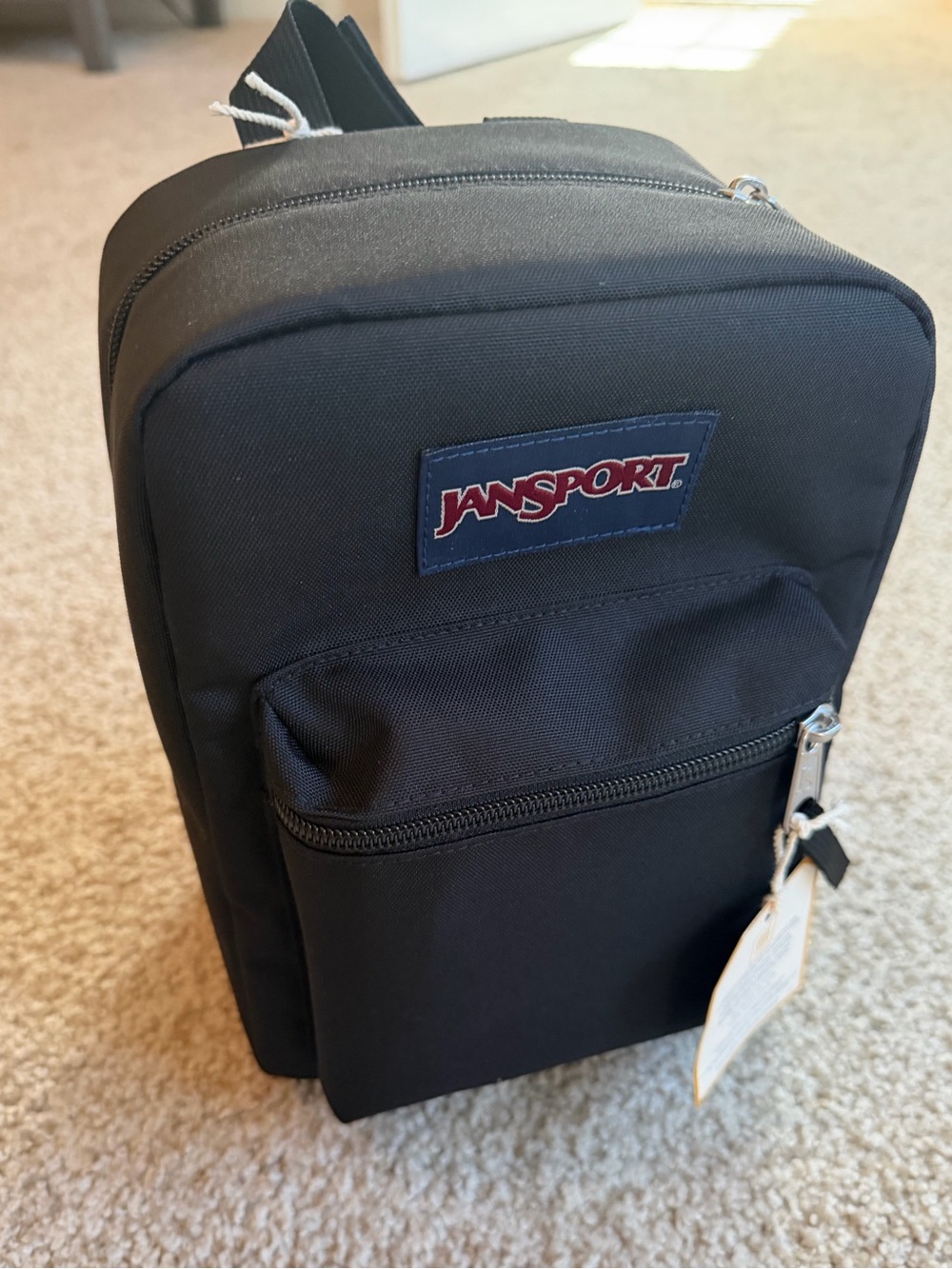 Jansport Big Break Lunch Bag / Cooler Backpack Black NWT